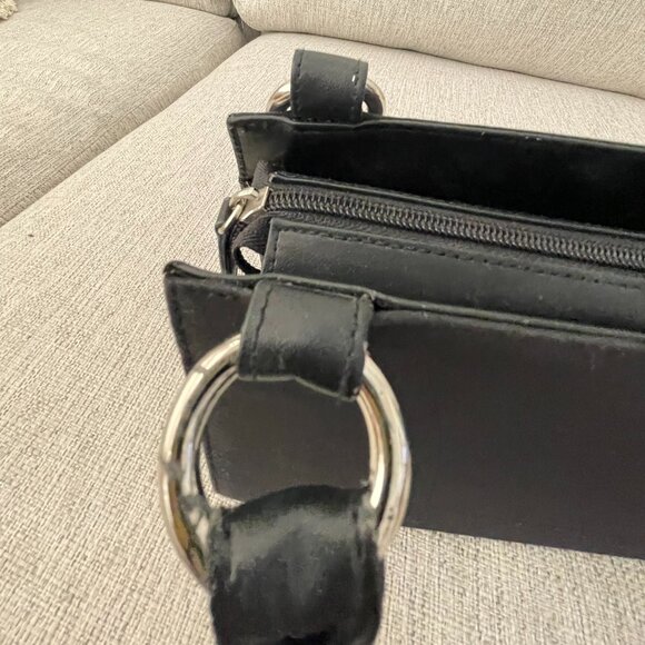 Miche Classic Black Top Handle Base w/Ebony Cover Vegan Leather Medium Size - Picture 15 of 16